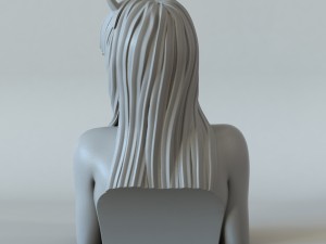 the girl with horns Modèles 3D en vedette