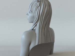 the girl with horns Modèles 3D en vedette