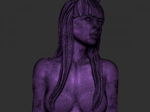 the girl with horns Modèles 3D en vedette