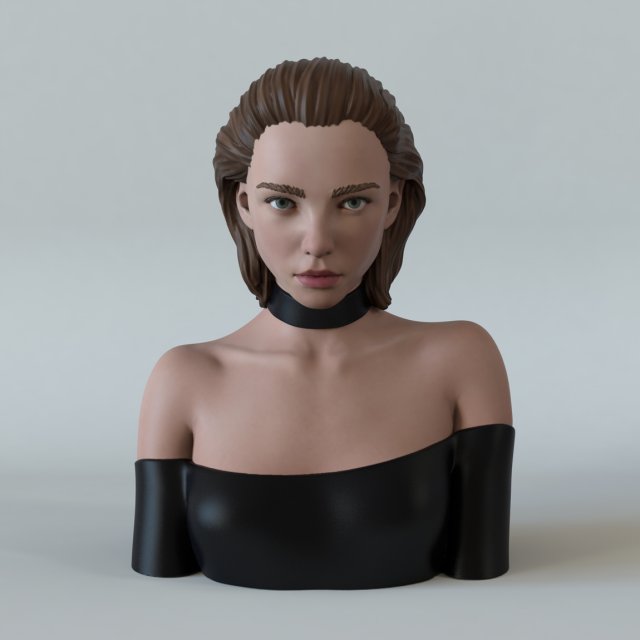 girl a 3D Принт Модель .c4d .max .obj .3ds .fbx .stl .blend 