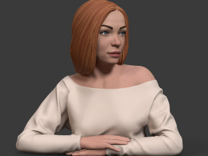 girl w 3D Print Model