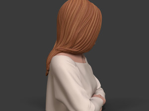 girl w 3D Print Model