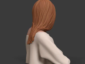 girl w 3D Print Model