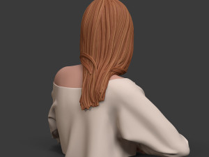 girl w 3D Print Model