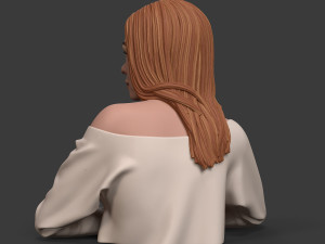 girl w 3D Print Model