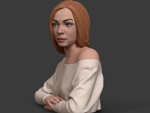 girl w 3D Print Model