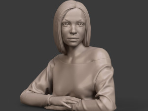 girl w 3D Print Model