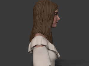 girl t Model Cetak 3D