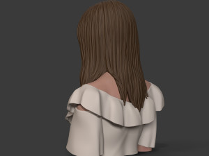 girl t Model Cetak 3D