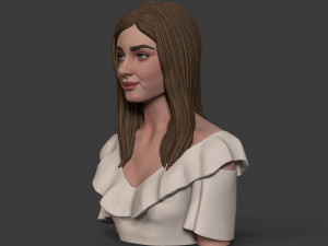 girl t Model Cetak 3D