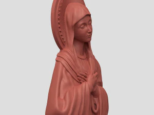 virgin mary 3D Print Model