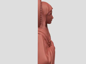 virgin mary 3D Print Model