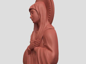 virgin mary 3D Print Model