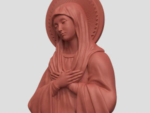 virgin mary 3D Print Model