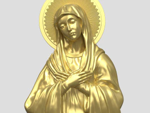 virgin mary 3D Print Model
