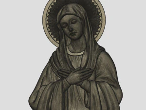 virgin mary 3D Print Model