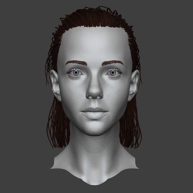 girl f 3D मॉडल .c4d .max .obj .3ds .fbx .stl .blend 