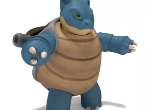 pokemon blastoise Modelo 3D