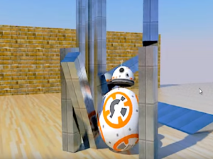 bb-8 animation Model 3D