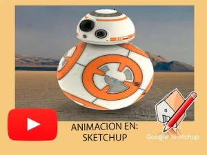 bb-8 animation 3D Model