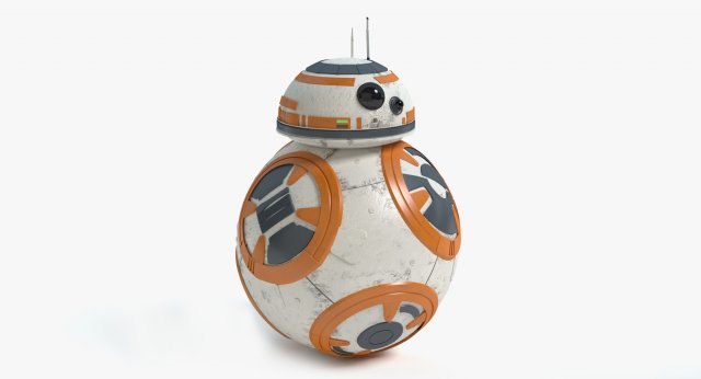 bb-8 animation Model 3D .c4d .max .obj .3ds .fbx .stl .blend 