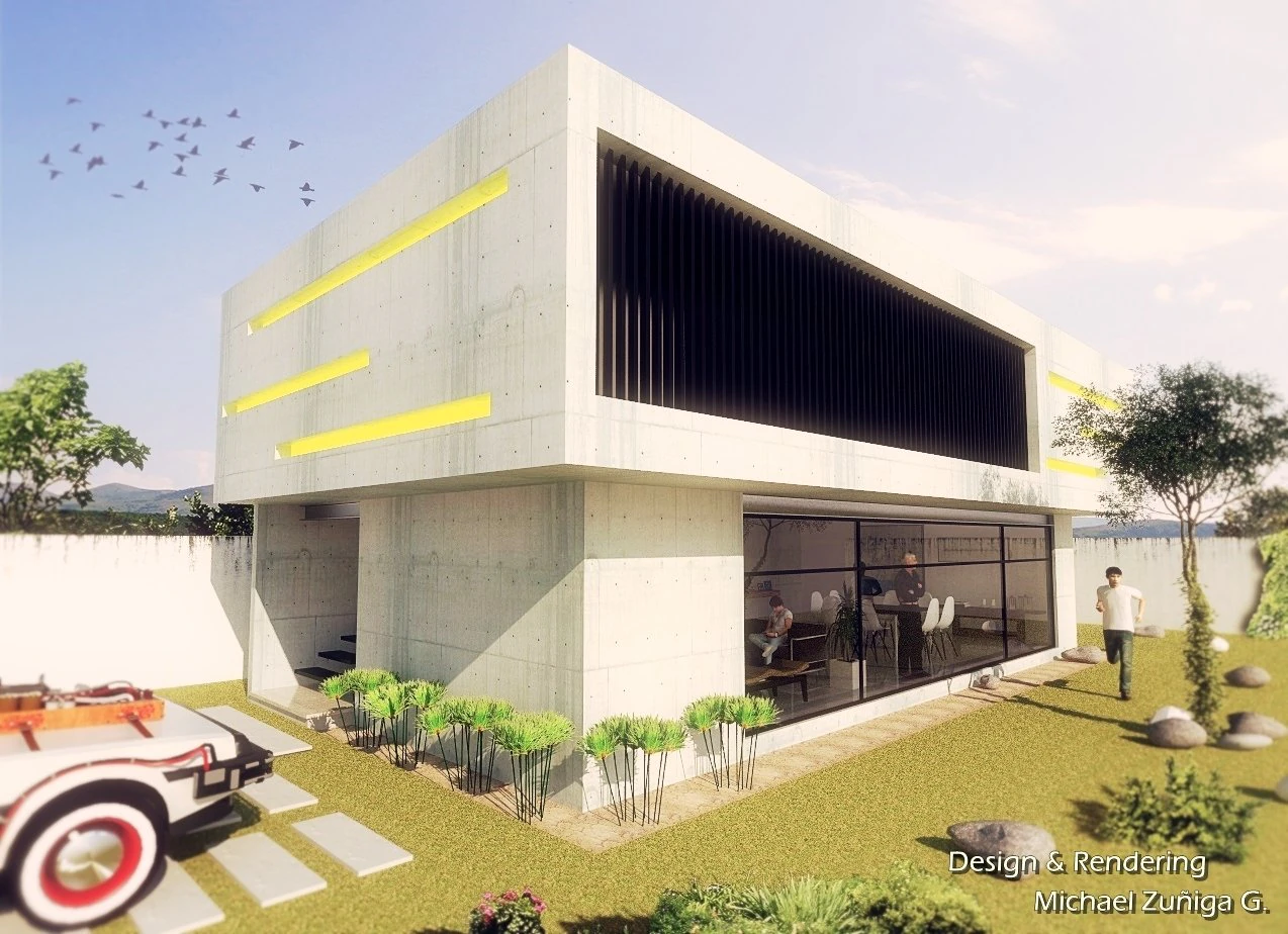 house modern 3D Model .c4d .max .obj .3ds .fbx .stl .blend