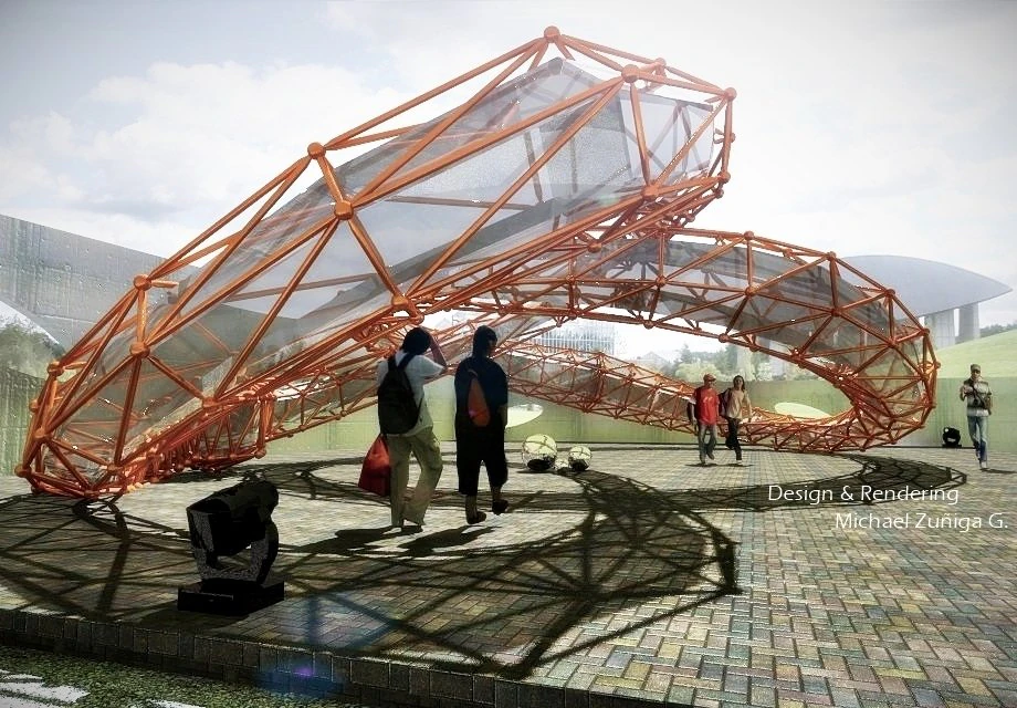 structure organic 3D Model .c4d .max .obj .3ds .fbx .stl .blend 
