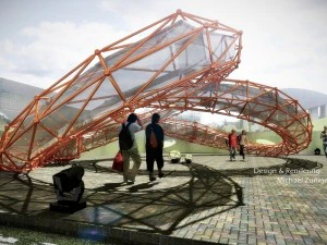 struttura organica Modello 3D