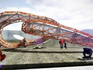 structure organic 3D Model