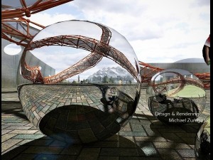 structure organic 3Dモデル