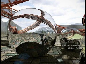 structure organic 3D Model