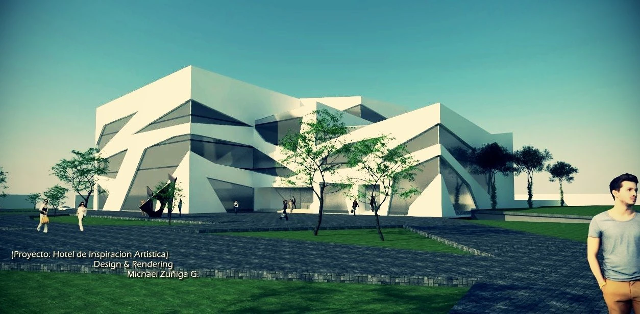 hotel artist 3D Model .c4d .max .obj .3ds .fbx .stl .blend 