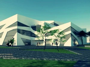 artysta hotelowy Model 3D