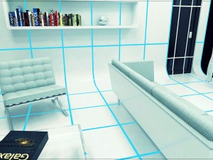 living room tron Modèle 3D
