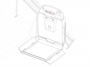 platform lift Modello 3D