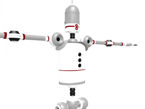 retro bot 60s 3D Модель