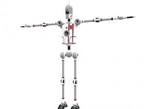 retro bot 60s 3D Модель