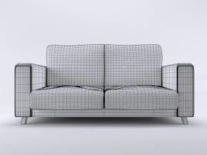 sofa beige 3D Model