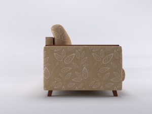 sofa beige Model 3D