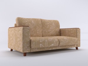 sofa beige Model 3D