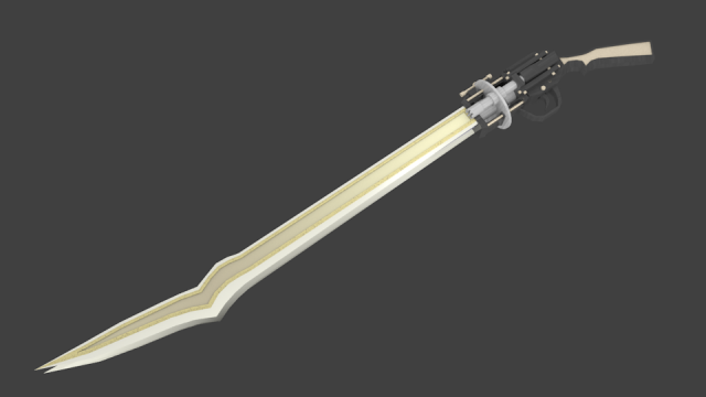 double fangsblade 3D Модель .c4d .max .obj .3ds .fbx .stl .blend 