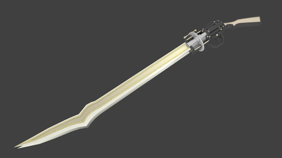 double fangsblade 3D Model .c4d .max .obj .3ds .fbx .stl .blend 