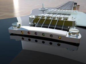 les paul deza Modèle 3D