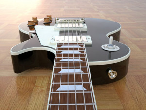 les paul deza Modèle 3D