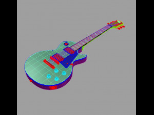 les paul deza Modèle 3D
