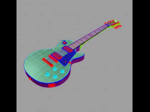 les paul deza 3D Model