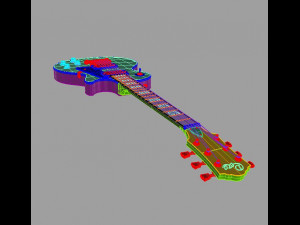 les paul deza Modèle 3D