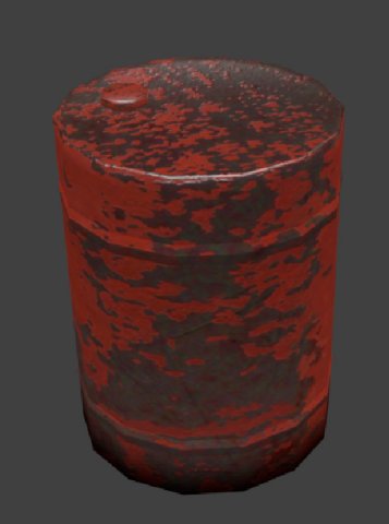 barrel low-poly mobile game model 3D 模型 .c4d .max .obj .3ds .fbx .stl .blend 