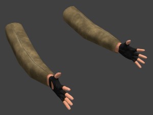 low-polygon hand model 3D 模型