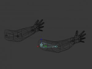 low-polygon hand model 3D Model